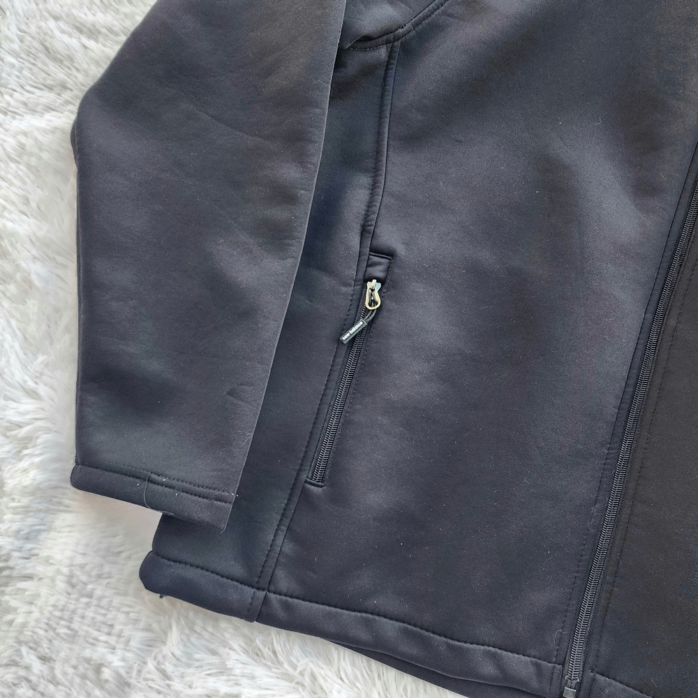 New Balance Mens Full Zip Hooded Black Jacket - Picture 4 of 7